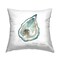 Pacific Oyster on White Outdoor Printed Pillow Design by Carol Robinson, 18 x 7 x 18